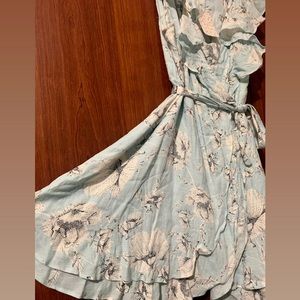 Floral Tied Flare Dress